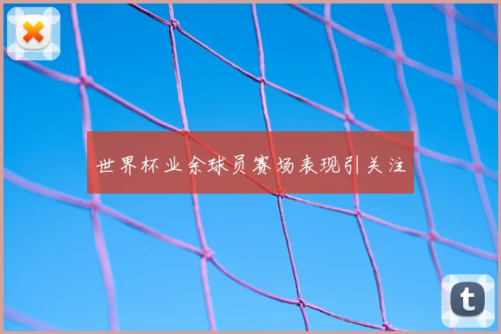 世界杯业余球员赛场表现引关注